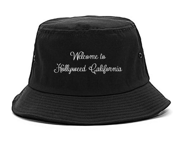 Welcome To Hollyweed California Bucket Hat Black