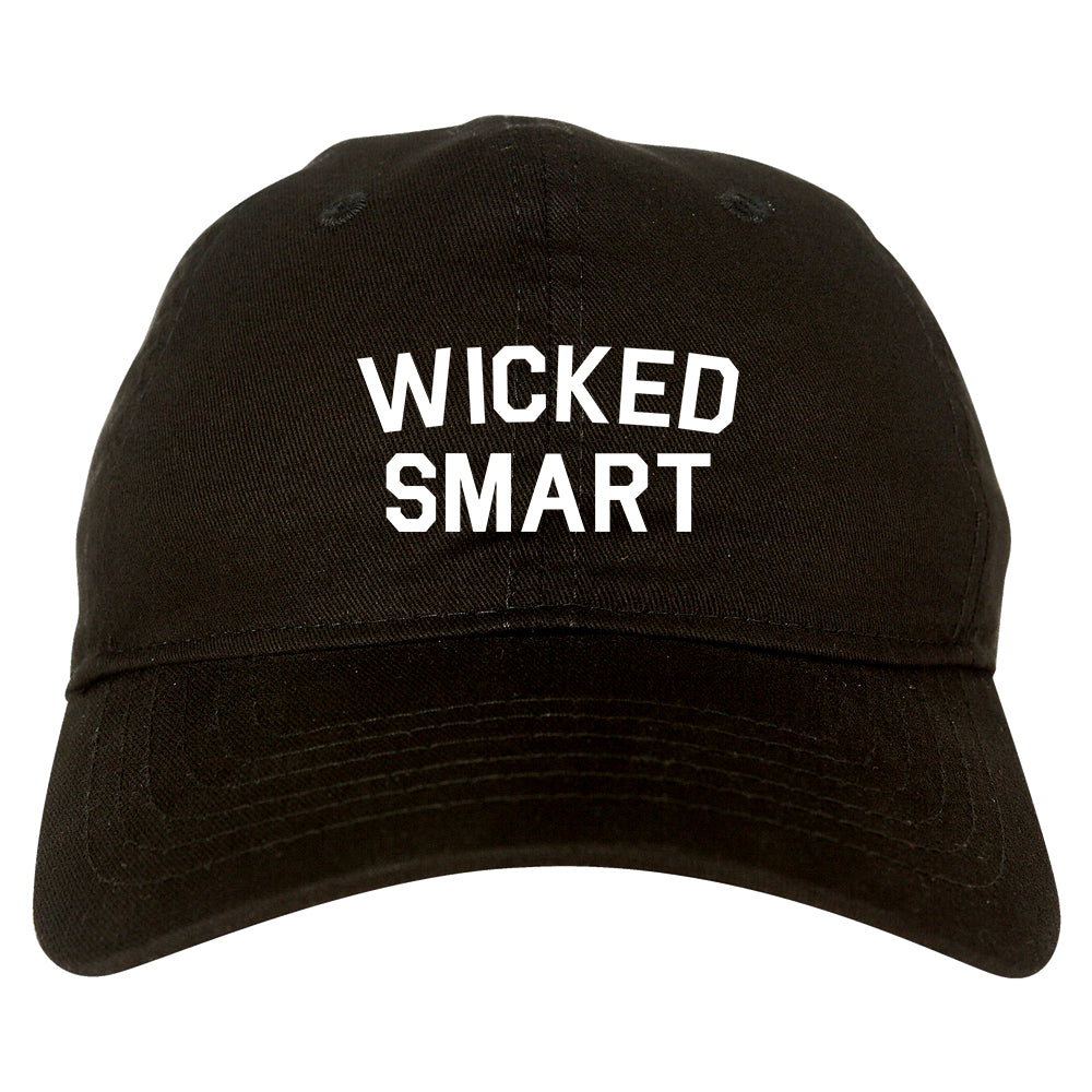 Wicked Smart Boston Funny Black Dad Hat