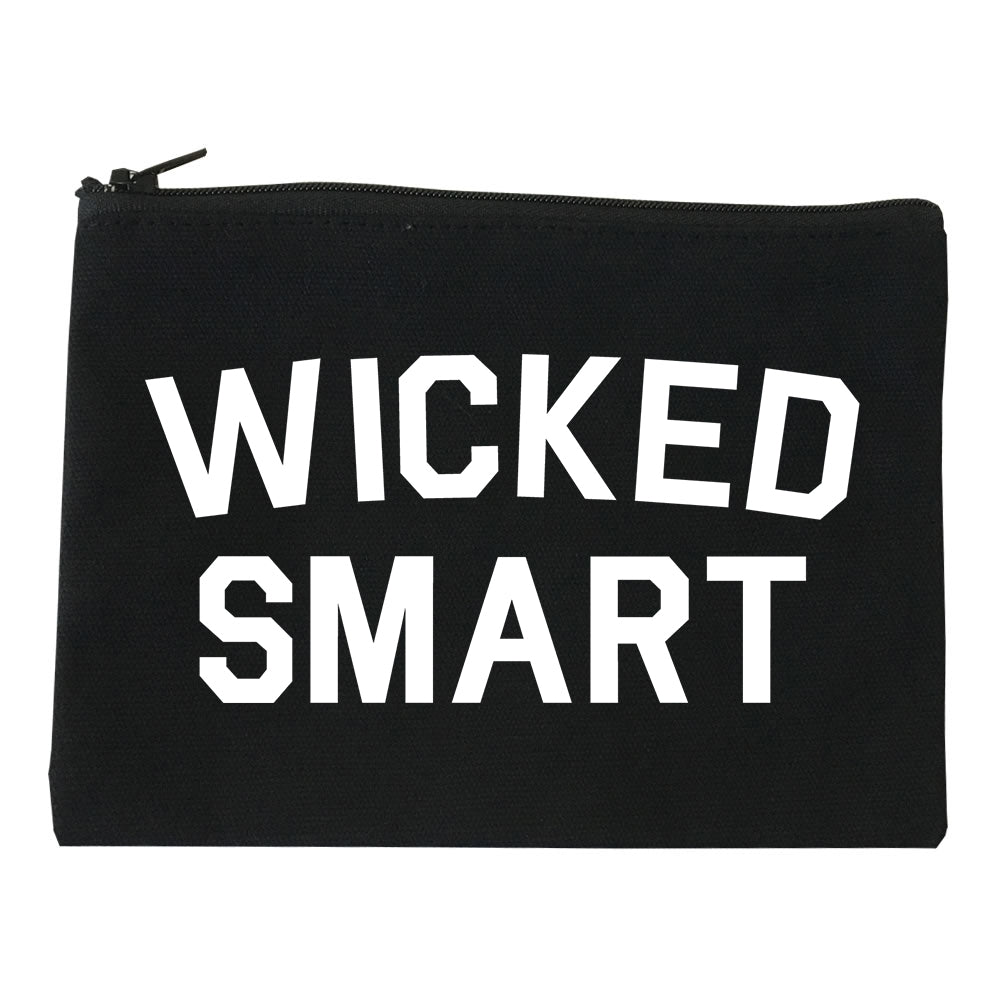 Wicked Smart Boston Funny Black Makeup Bag