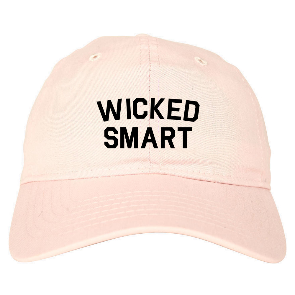 Wicked Smart Boston Funny Pink Dad Hat