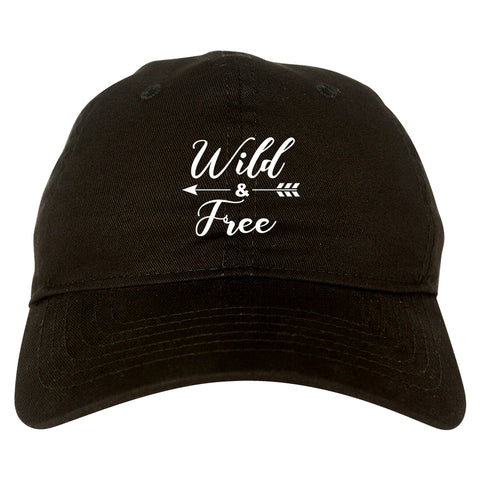 Wild And Free Arrow black dad hat