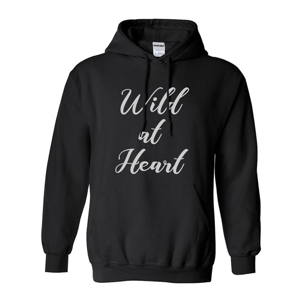 Wild At Heart Black Pullover Hoodie