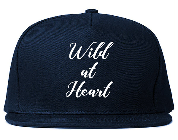 Wild At Heart Blue Snapback Hat