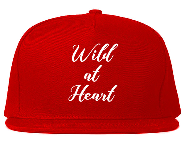 Wild At Heart Red Snapback Hat