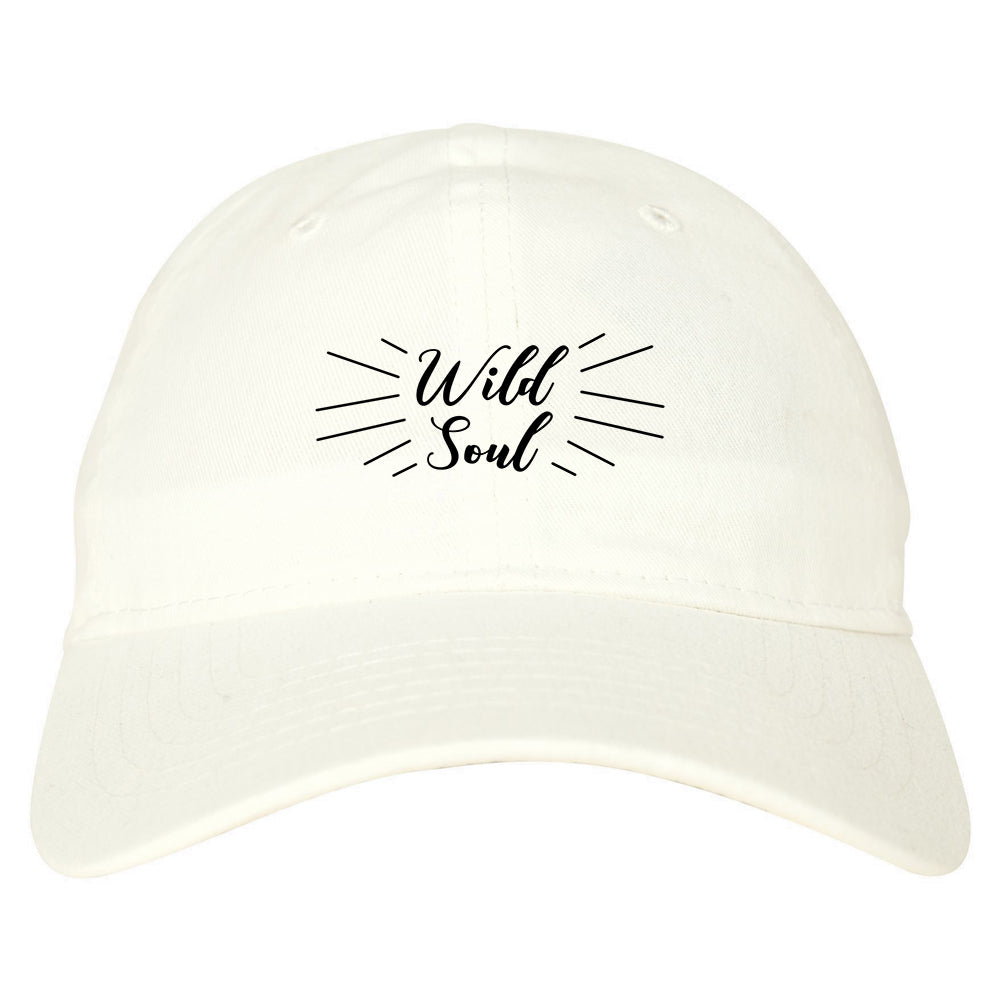 Wild Soul Quote white dad hat