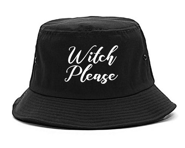 Witch Please Funny Black Bucket Hat