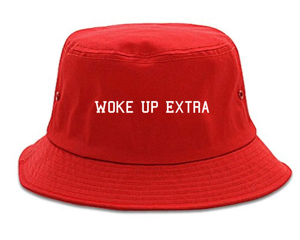 Woke Up Extra Bucket Hat Red