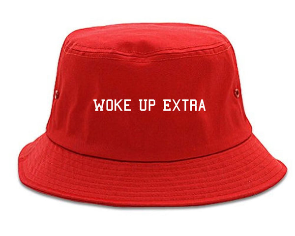 Woke Up Extra Bucket Hat Red