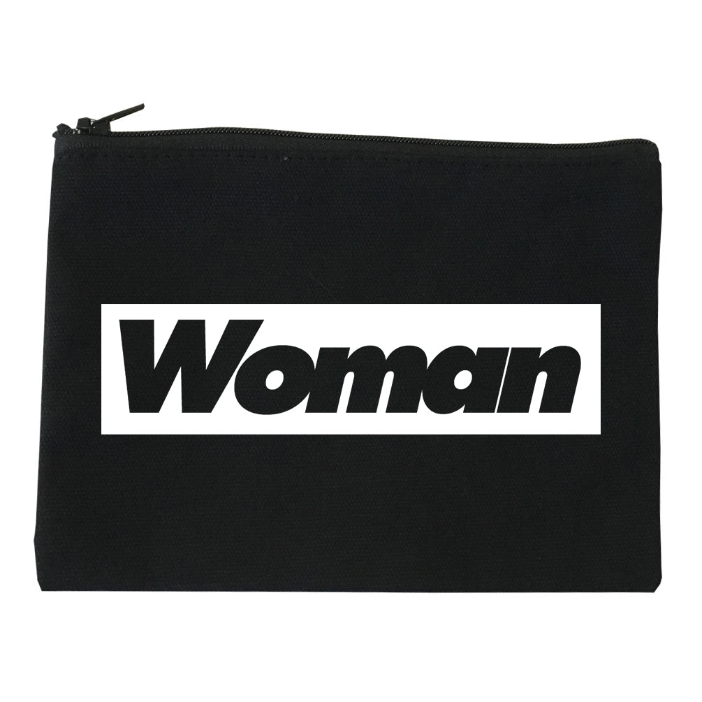 Woman Red Box Logo Makeup Bag Red