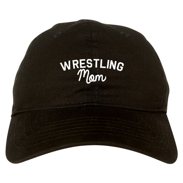 Wrestling Mom Sports Dad Hat Black