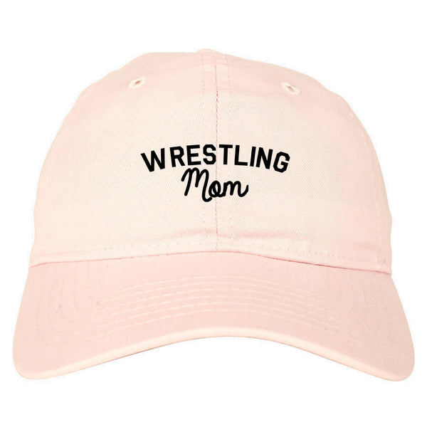 Wrestling Mom Sports Dad Hat Pink