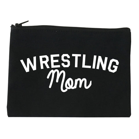 Wrestling Mom Sports Makeup Bag Red