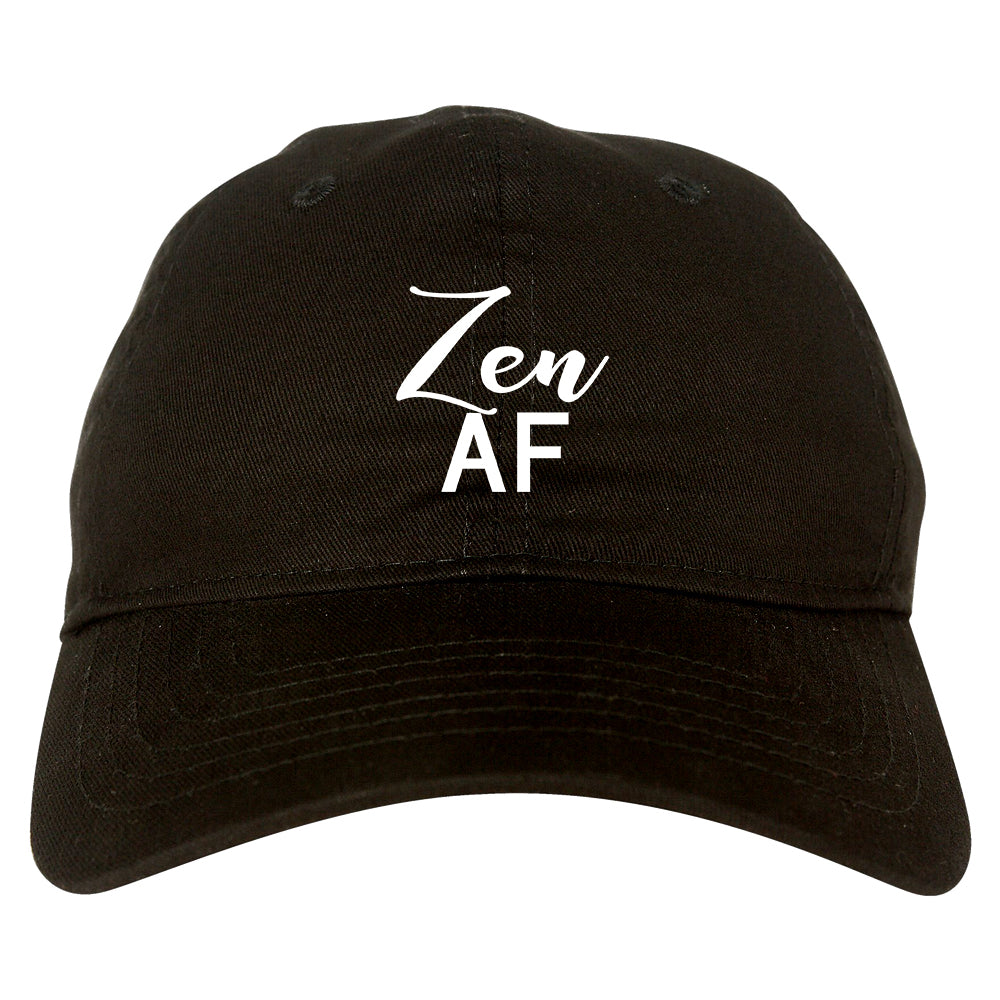 Zen AF Yoga Meditation black dad hat