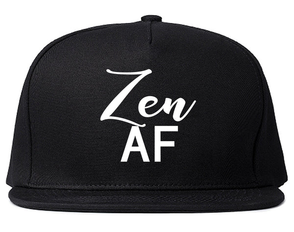 Zen AF Yoga Meditation Black Snapback Hat