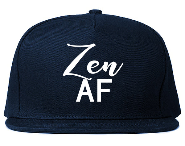 Zen AF Yoga Meditation Blue Snapback Hat