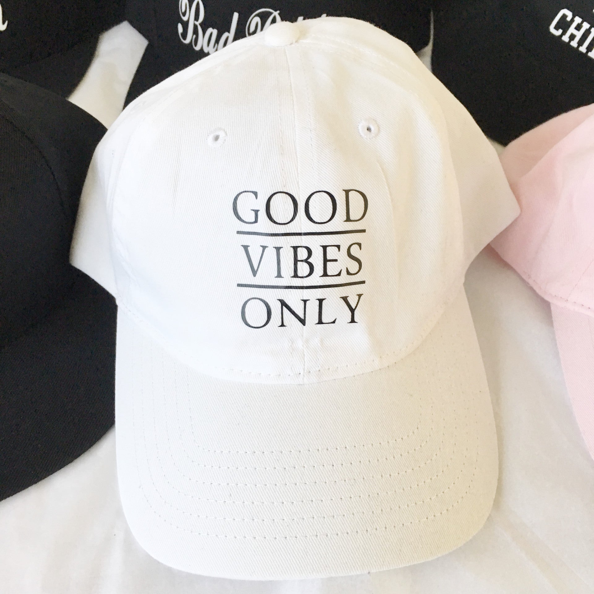 Good Vibes Only Dad Hat