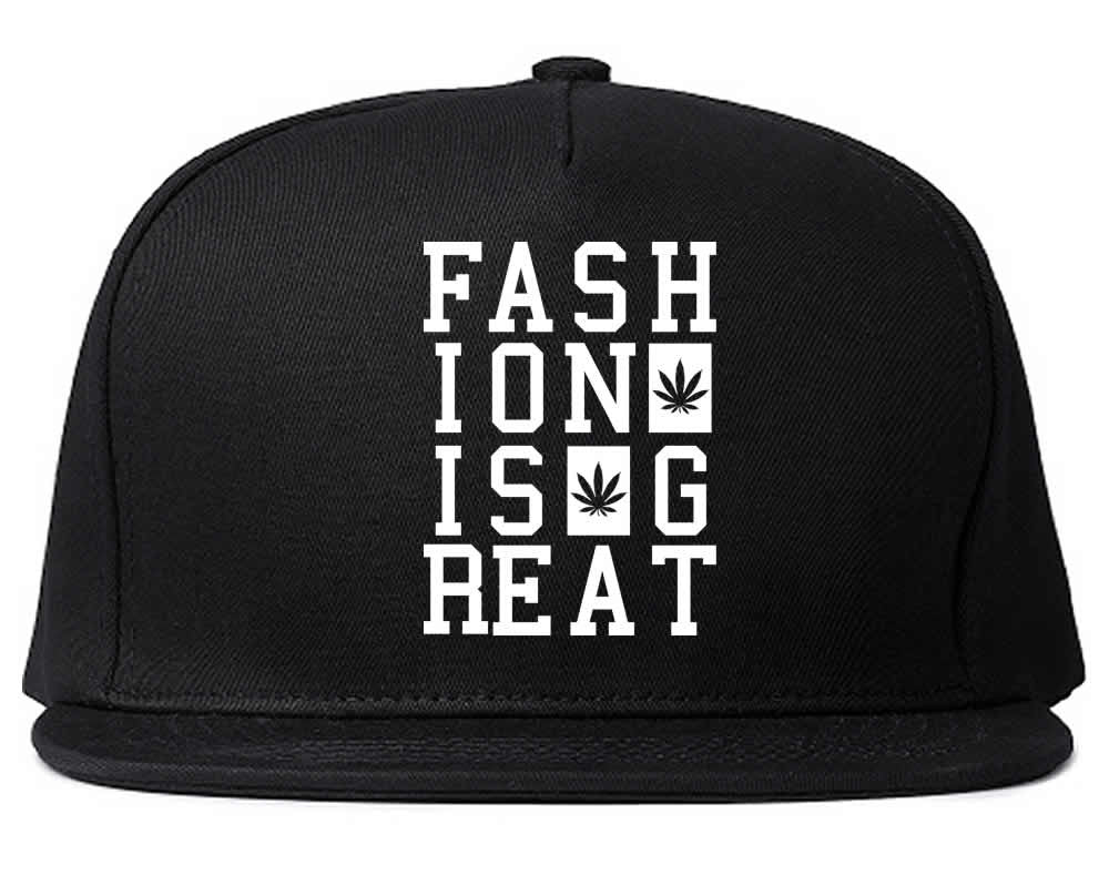 Fashionisgreat Weed Leaf Box Snapback