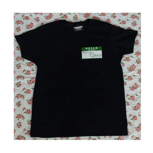 Hello My Name is Mary Jane T-shirt