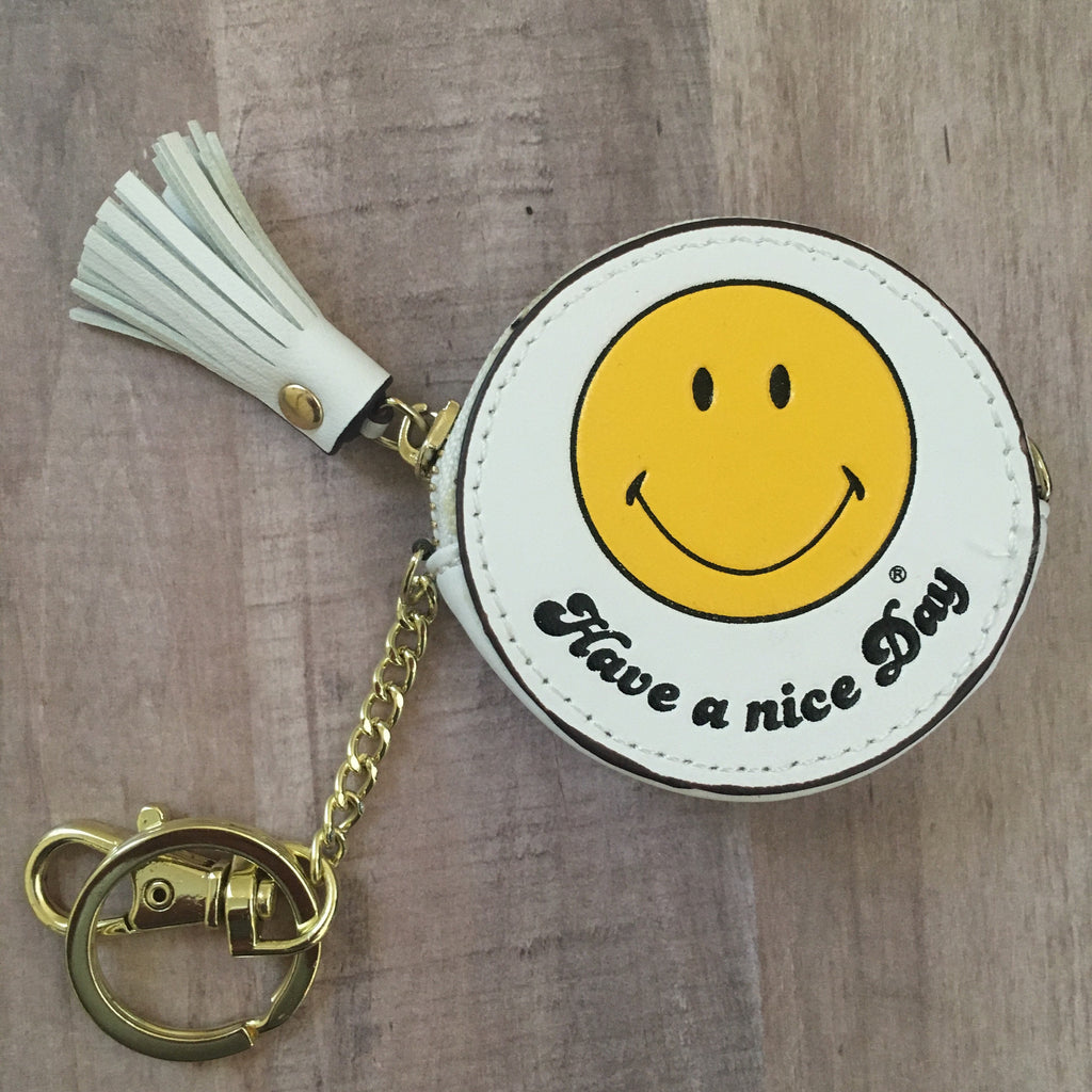 Have a Nice Day Smiley Bag Charm