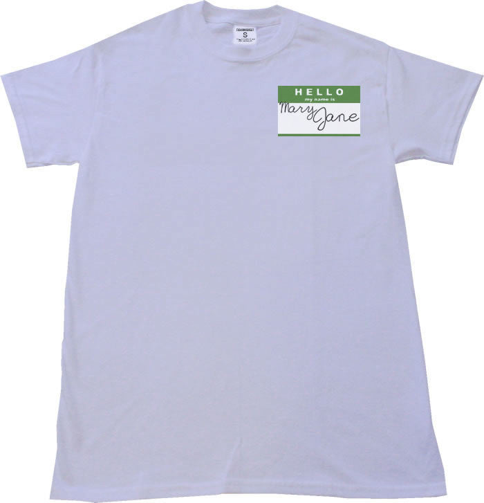 Hello My Name is Mary Jane T-shirt