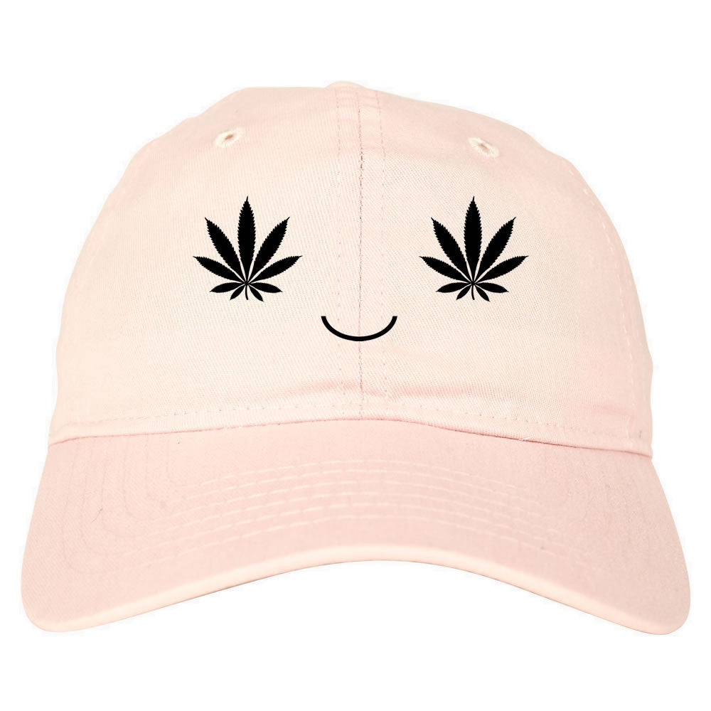 Marijuana Happy Face Dad Hat