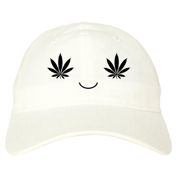 Marijuana Happy Face Dad Hat