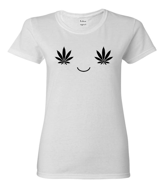 Weed Smiley Face T-shirt
