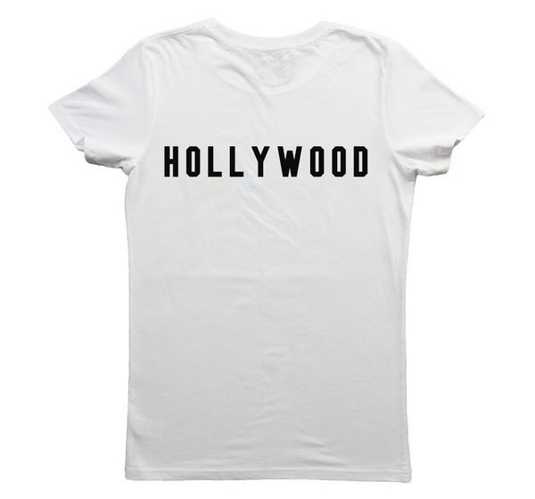 Hollywood Back  Print T-shirt